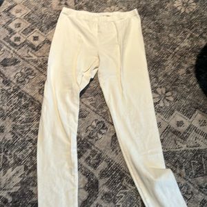 FabKids White leggings, Girls 10-12 Large